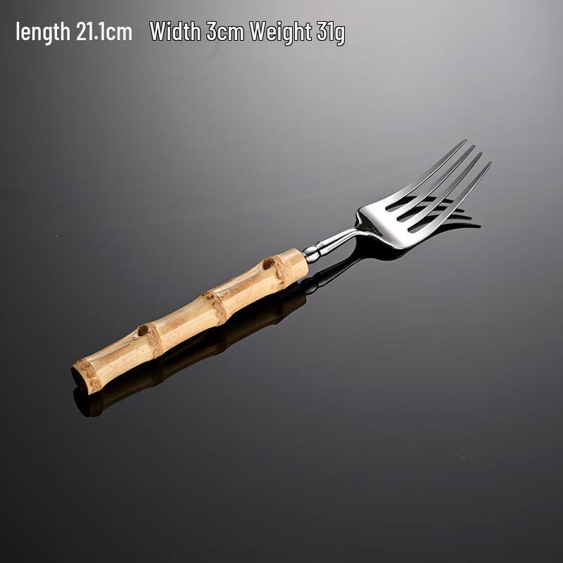 Qianxing Natural Bamboo Handle Stainless Steel Cutlery