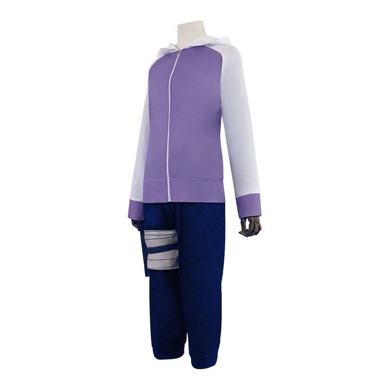 Hinata Hyuga Battle Suit Cosplay Costume from Naruto Shippuden