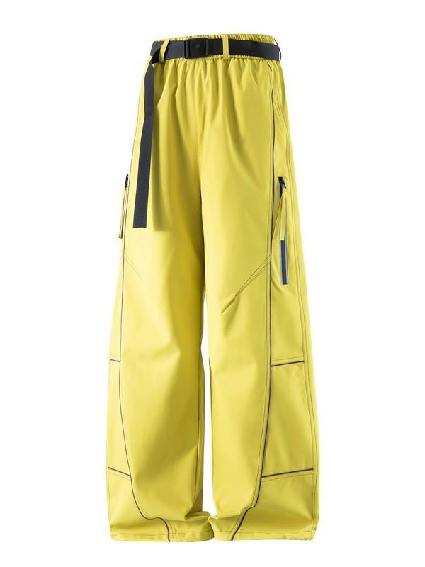 Unisex Waterproof 3-in-1 Fleece-Lined Windproof Work Pants for Autumn/Winter Outdoor Activities