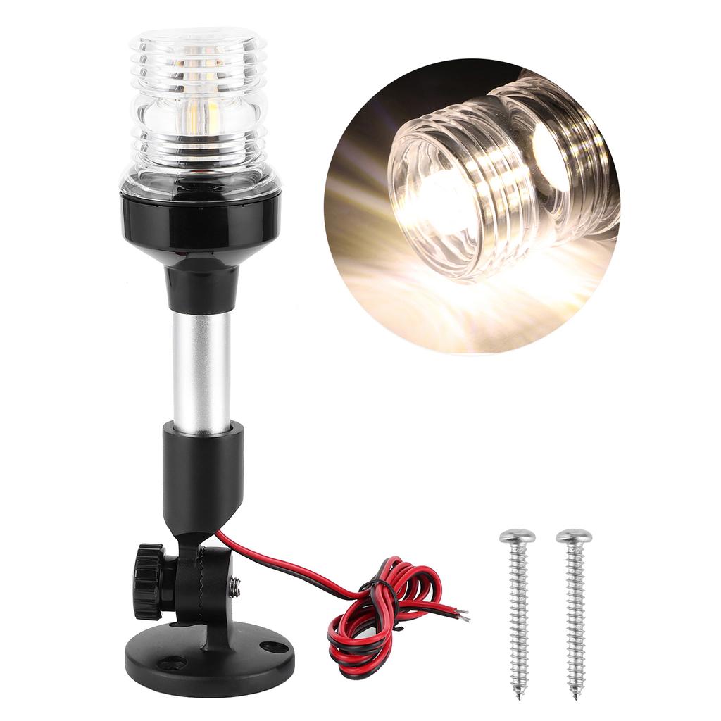 2 Nautical Mile Navigation Anchor Lights All Round 180degrees White LED 1224V