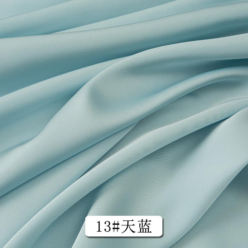 0.5m/1m/2m Soft Satin Chiffon Fabric For Clothing Skirts, Shirt Linings, Home Wear, Pajamas, Handmade DIY Fabric TJ22078