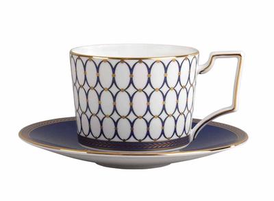 Imported Wedgwood Renaissance Gold Tea Cup Saucer 1053087 [Regular Product] &