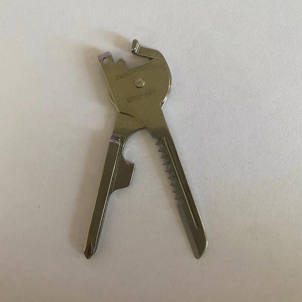 6-in-1 Mini Multifunctional Folding Knife & Keychain Tool with Bottle Opener & Screwdriver