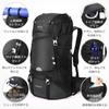 Rucksack Climbing 50L Outdoor Bag Backpack Zack Large Capacity Waterproof Hydration Rain Cover Included Multifunctional Ultra Lightweight Storage