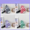 Adorable Children's Canvas Crossbody Bag For Boys With Stylish Checkered Design