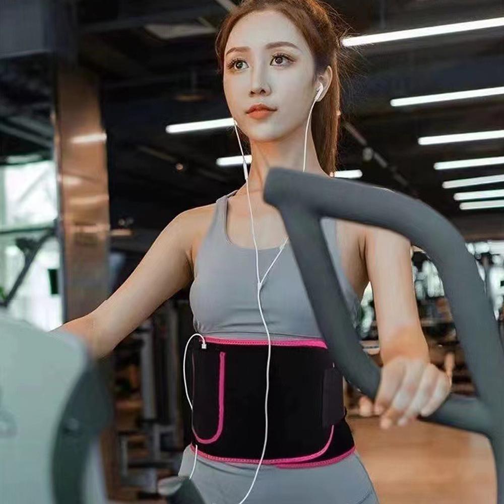 Sports Sweat Burst Waist Support Belt Durable Abdominal Fat Burning Running Training Waist Trimmer Sauna Set