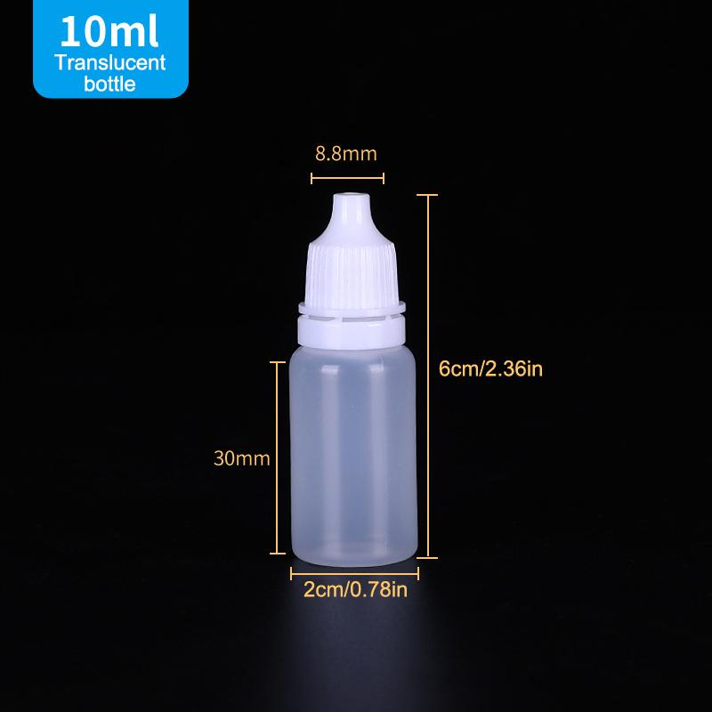 Hot 10Pcs Empty Eyedrop Bottle Squeezable Eye Drop Bottle 5/10/15/20/30ml Eye Liquid Dropper Bottles Container Refillable Bottle