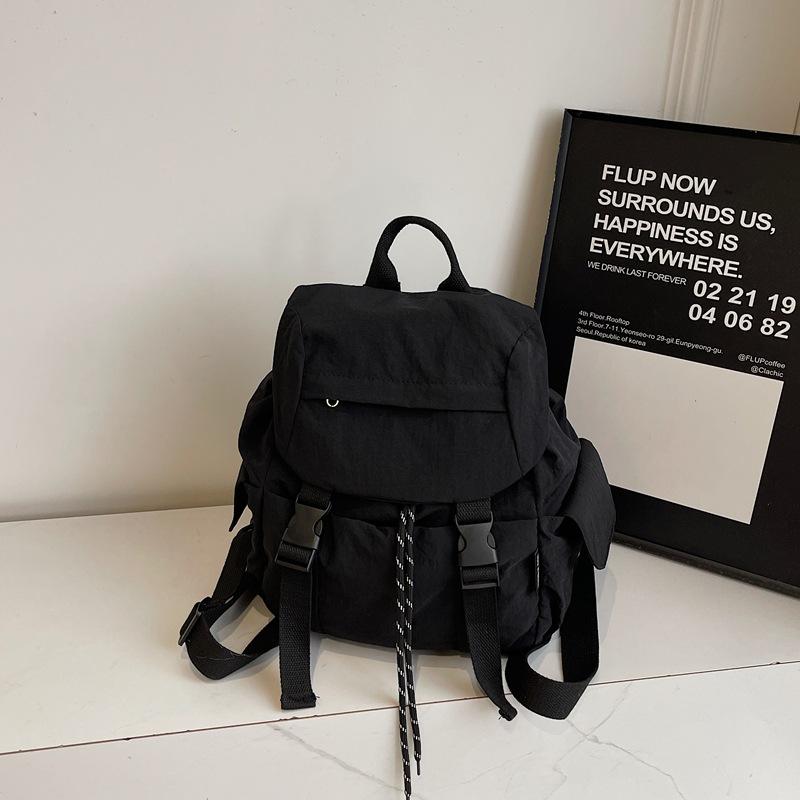 Versatile Casual Lightweight Cloth Bag Women's New Fresh and Fashionable Backpack Travel Niche Backpack
