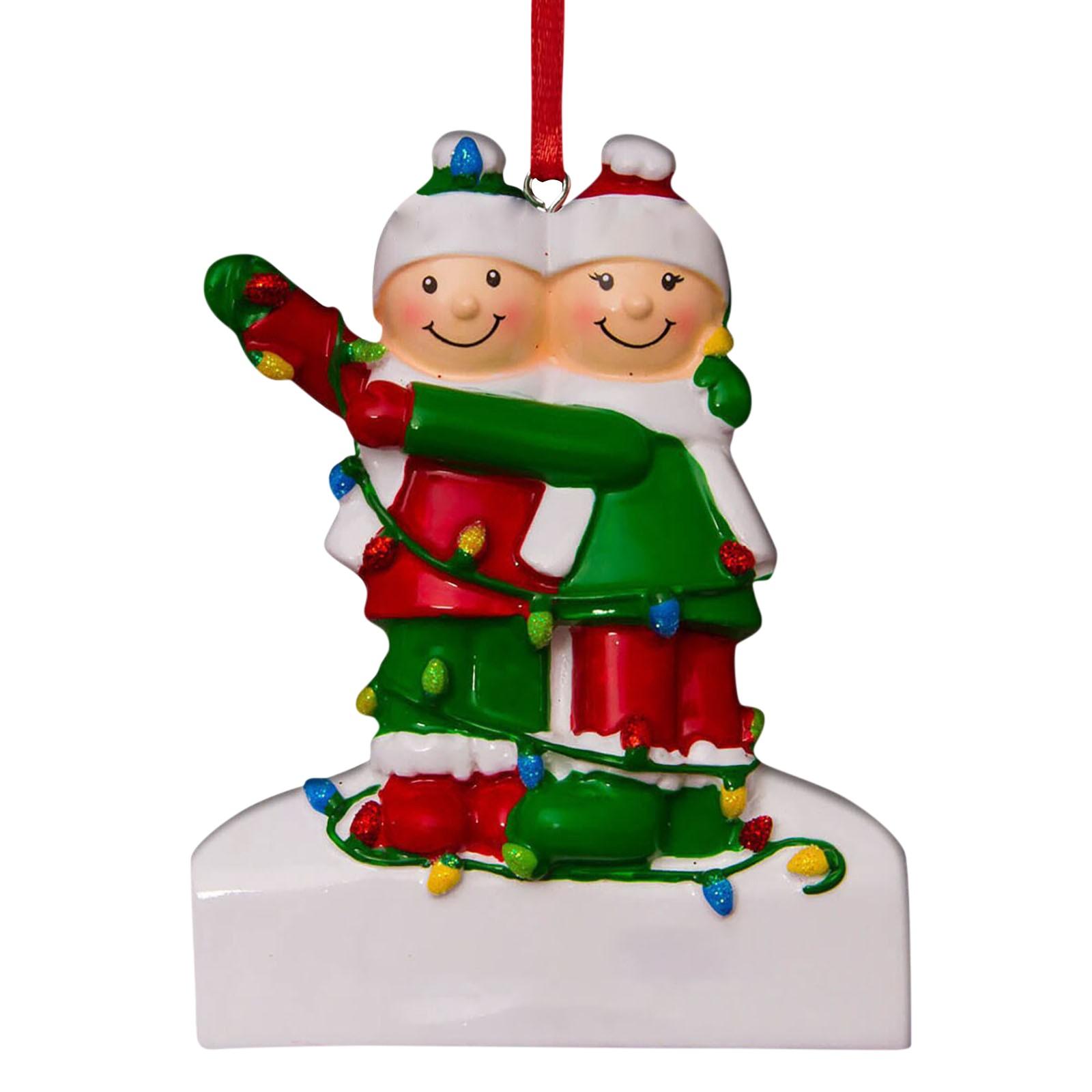 

Подвеска из смолы с фамильными благословениями, рождественскими украшениями в виде елки One Size