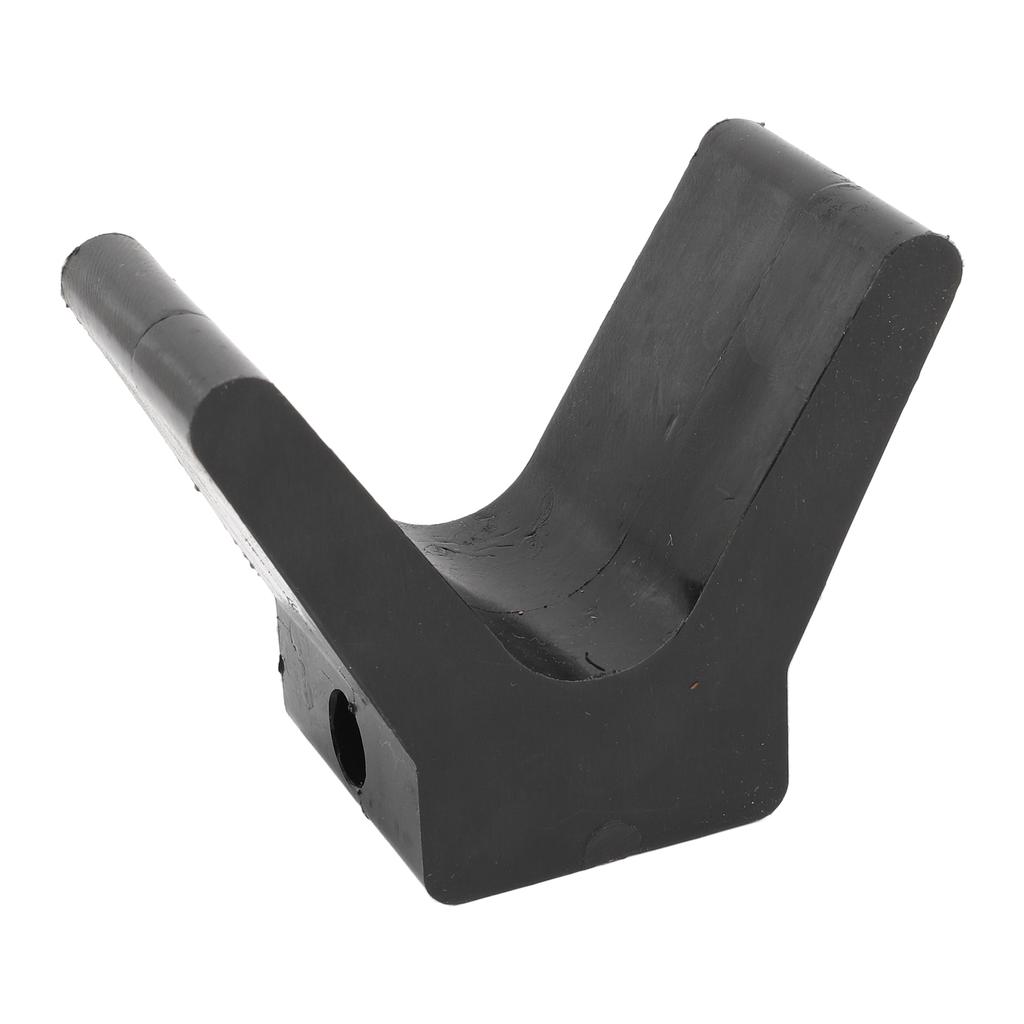 2 Inch Boat Trailer Bow Stop V Style Rubber Enables Your Boat To Secure Tightly with Trailer Black