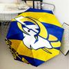Angeles Rams Team Umbrella Folding Umbrella, Automatic Umbrella 8-Frame for Travel, Camping Use Gift for Halloween Christmas