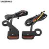 Motorcycle Handlebar Turn Signal Light Mini LED Indicator Run Lamp for Harley Touring Road King Softail FXSB FXBB