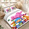 Pocoyo Bettwäsche-Set, 1 Bettbezug & 2 Kissenbezüge Weich Bequem Schlafzimmer Heimtextil Dekoration