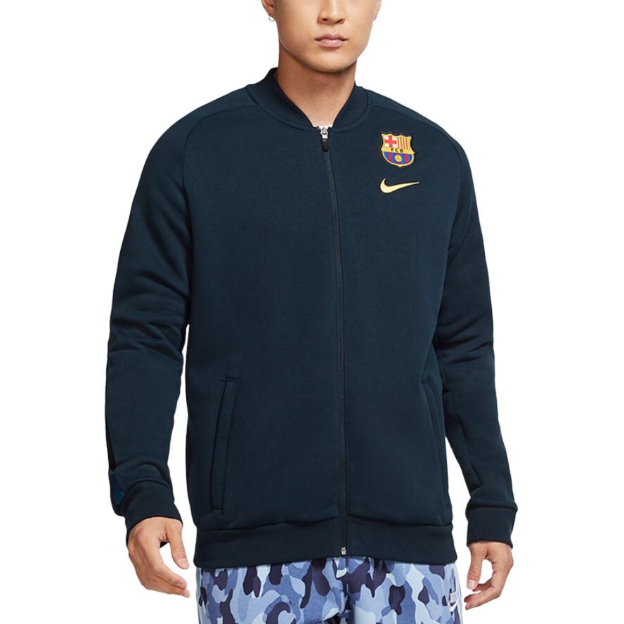 Nike FC Barcelona 20/21 GFA Fleece Track Jacket Men Jacket CI9528-475