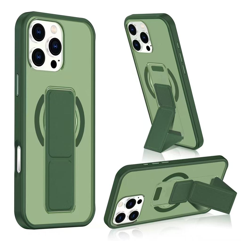 Vhodné pro Apple 16promax Magnetický kryt na telefon, 15 Náramek na zápěstí s povrchem na dotek, Skládací stojánek, 13 Ochranné pouzdro