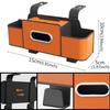 Car Backseat Organizer Multifunction Leather Interior Storage Bag Hanging Seat Back Tissue Water Cup Holder Auto Accessories