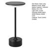 Touch Control LED Lamp Rechargeable Night Light with 3 Color Temperatures Portable Cordless Nightstand Light for Bedside Desk &Restaurant