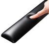 SANWA SUPPLY Keyboard Wrist Rest for (Leather-like Material, Black, Mouse/Mouse Pad) TOK-GELPNLBKN