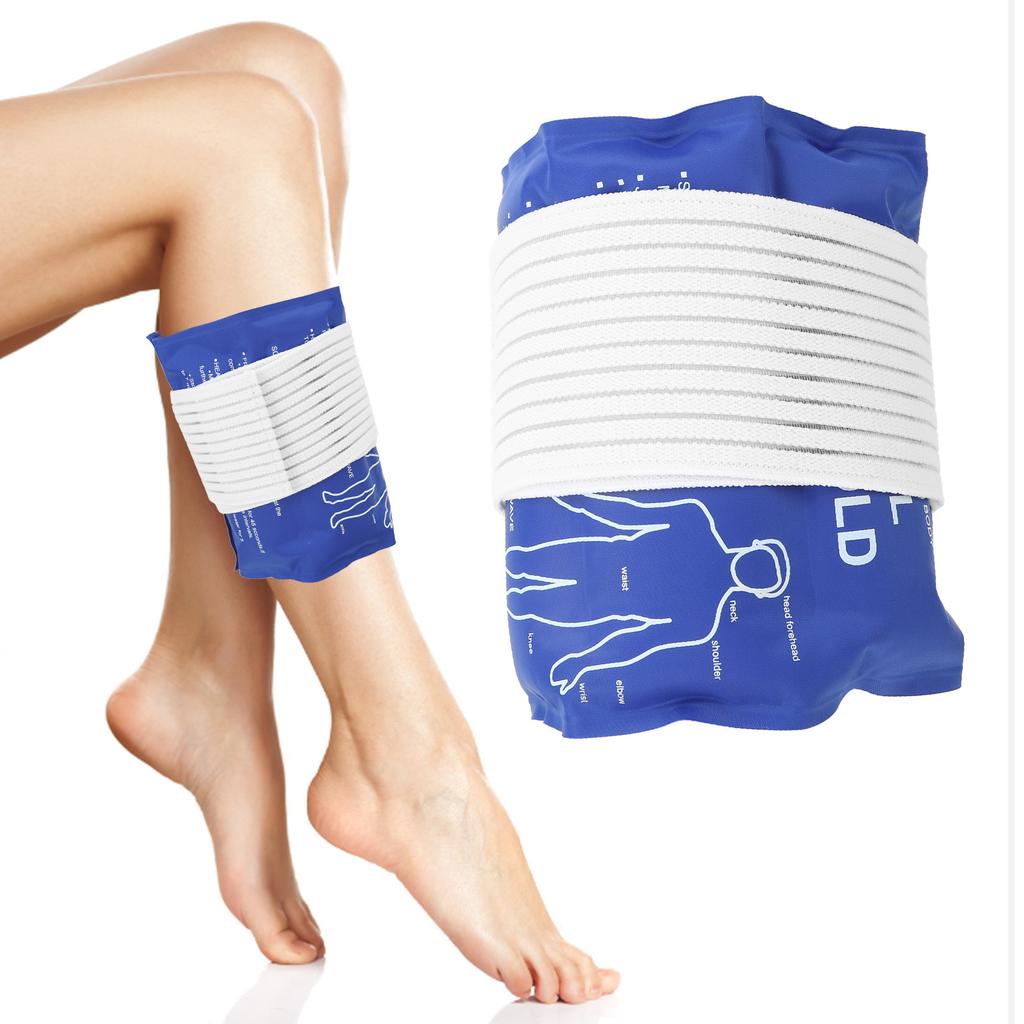 Hot Cold Ice Packs Pain Relief Emergency Cooling Gel Ice Pack with Adjustment Straps for Injuries Shoulder Knee Back Pain