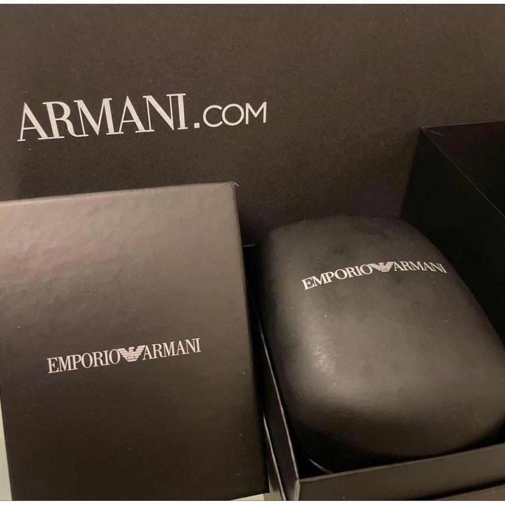 Used EMPORIO ARMANI Chronograph Watch Body AR1737 Anonymous Shipping