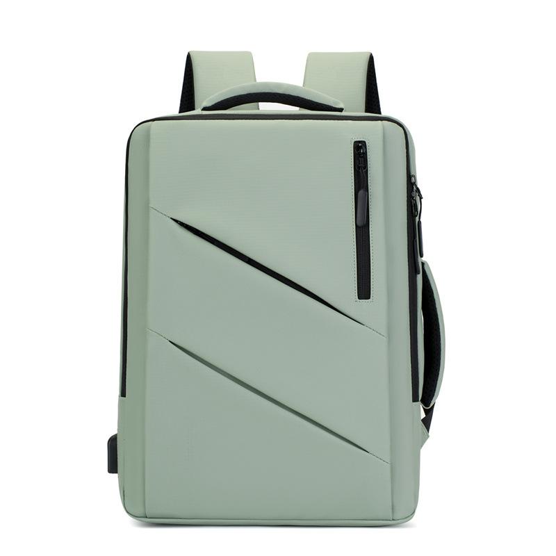 

Large Capacity Men s Backpack Fashionable High-end Business Backpack Waterproof College Student Computer Bag зелёный