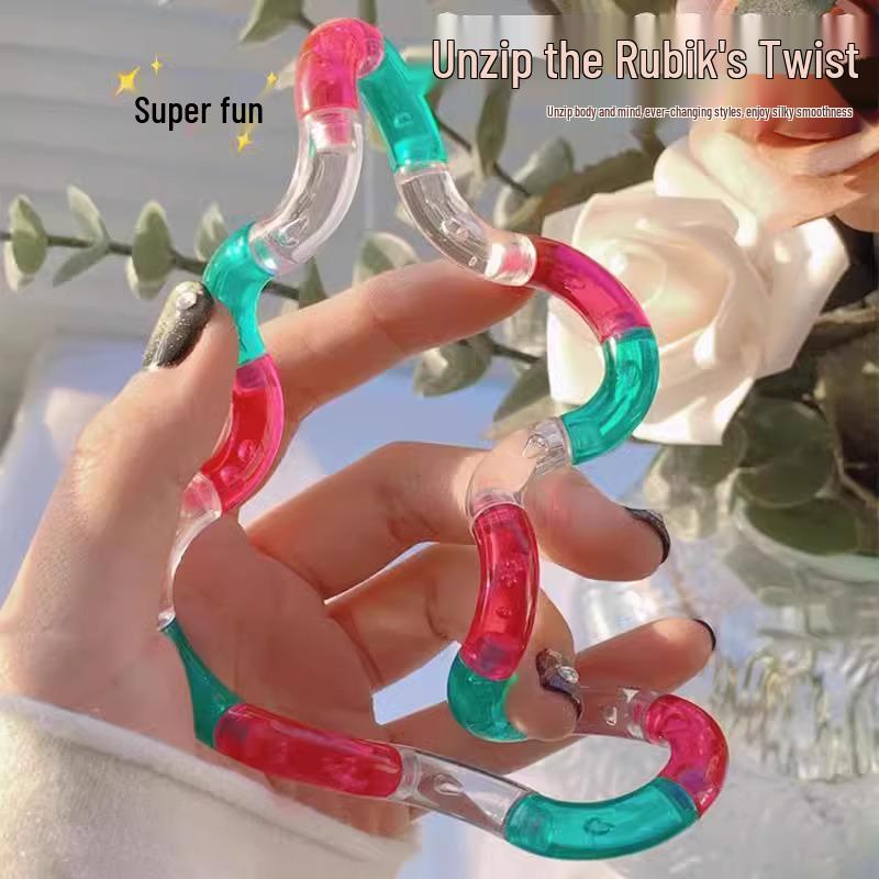 Newcomer Exclusive: Luminous Silicone Twist & Turn Rope - 2 Pack for Decompression Play