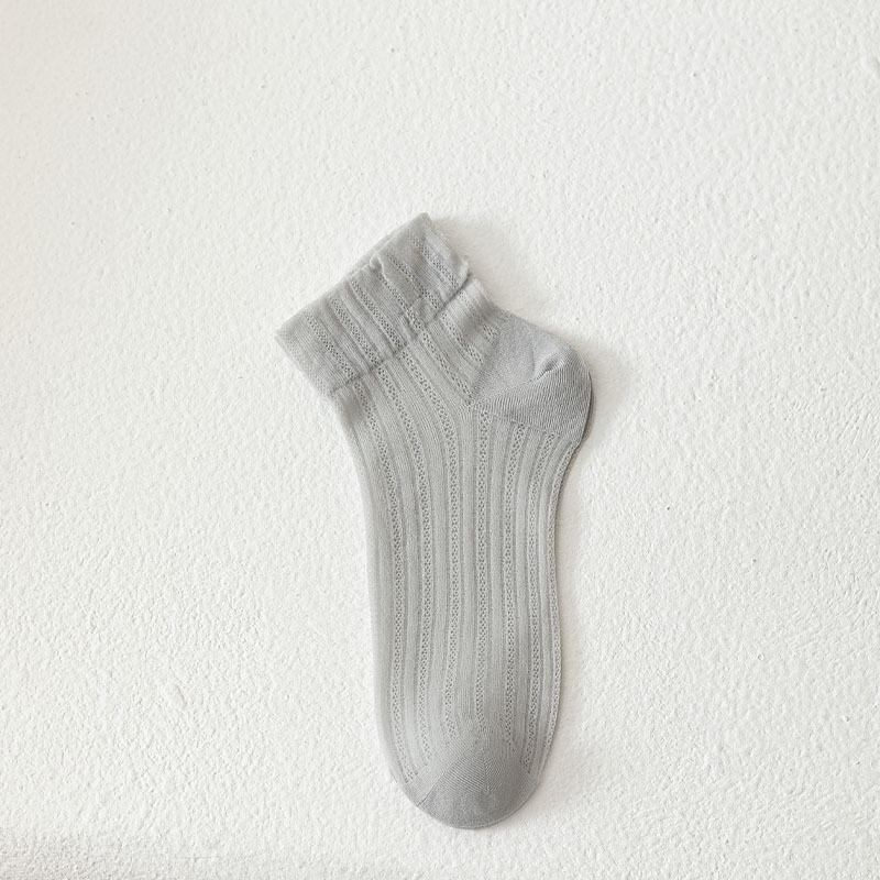 

«Женские летние сетчатые дышащие низкие носки в балетном стиле» One Size серый