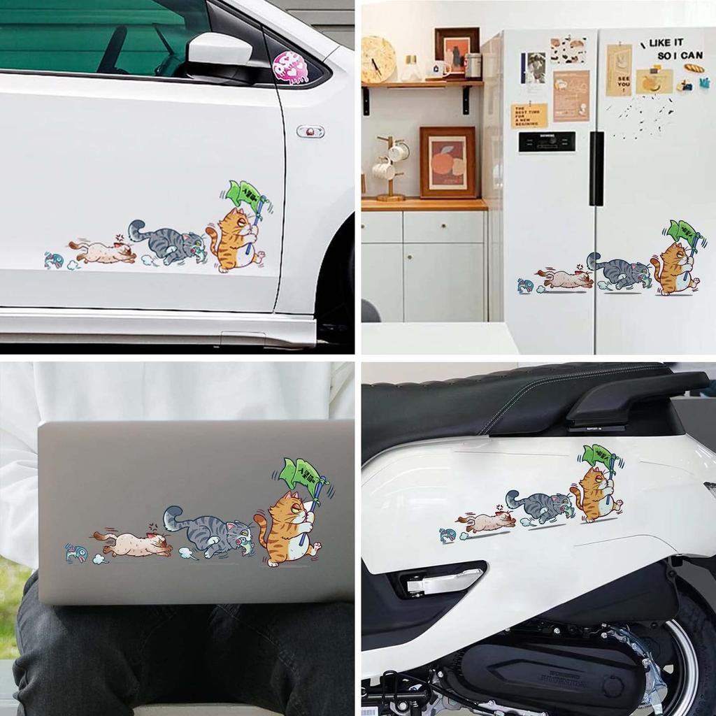 Fahrradaufkleber Auto Autoaufkleber Süße Katze Aufkleber Aufkleber Fahrrad