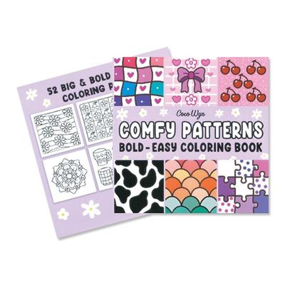 Comfy Patterns Graffiti Painting Book Educational Doodles Book Cute Coloring Book Adults and Teens