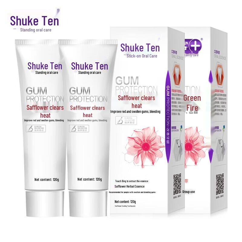 Suke Safflower Anti-Inflammatory & Gum Care Toothpaste, 5 x 120g