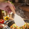 Silicone Rice Spoon Paddle with Wooden Handle Nonstick Heat Resistant Anti-scalding Rice Scooper Hanging Rice Cooker Spatula