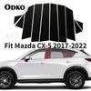 10 Pcs Window Pillar Posts Trims Sticker Black Fit for Mazda CX-5 2013 2014 2015 2016 2017 2018-Auto Exterior Accessories
