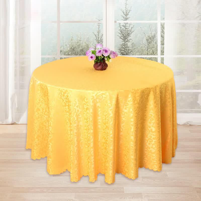 European Style Satin Hotel & Wedding Tablecloth