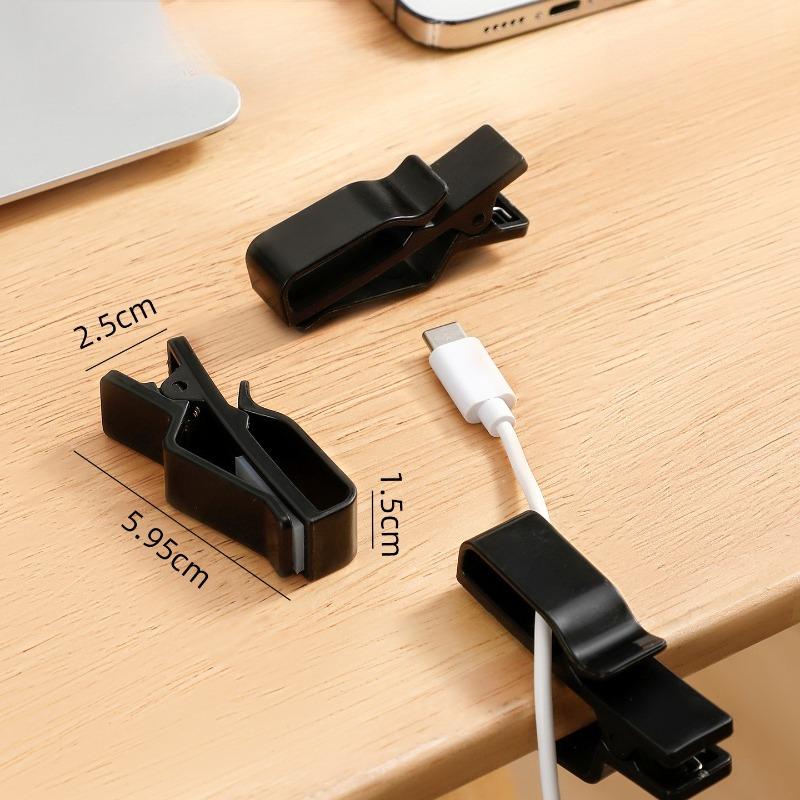 Desktop Wire Holder Data Cable Holder Winding Device Desktop Silicone Holder Charging Cable Storage