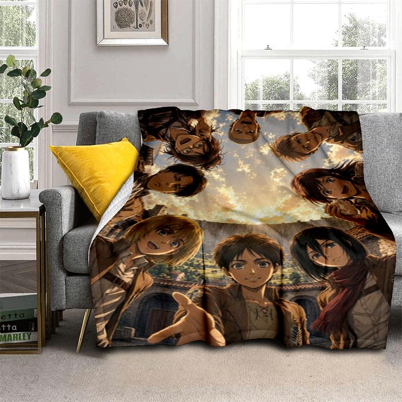 Attack Titan Levi Tapestry Blanket Soft And Comfortable Home Decor Office Rest Blanket Gift Machine Washable