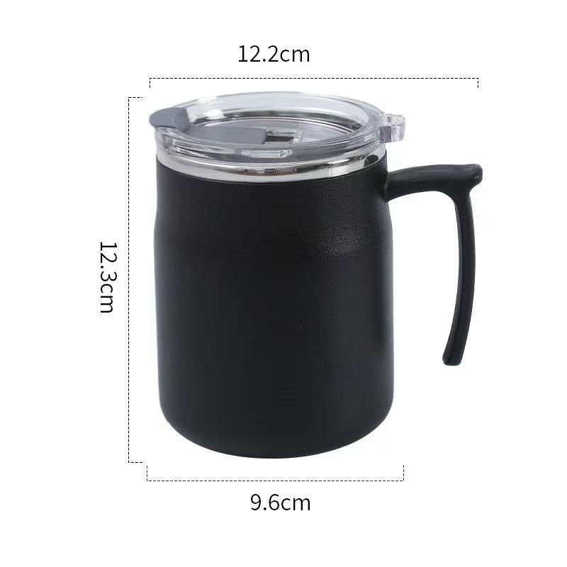 

Кружка из нержавеющей стали 304 с креативной ручкой, термос, чашка для воды, чашка для чая, офис, дом 501-600ml