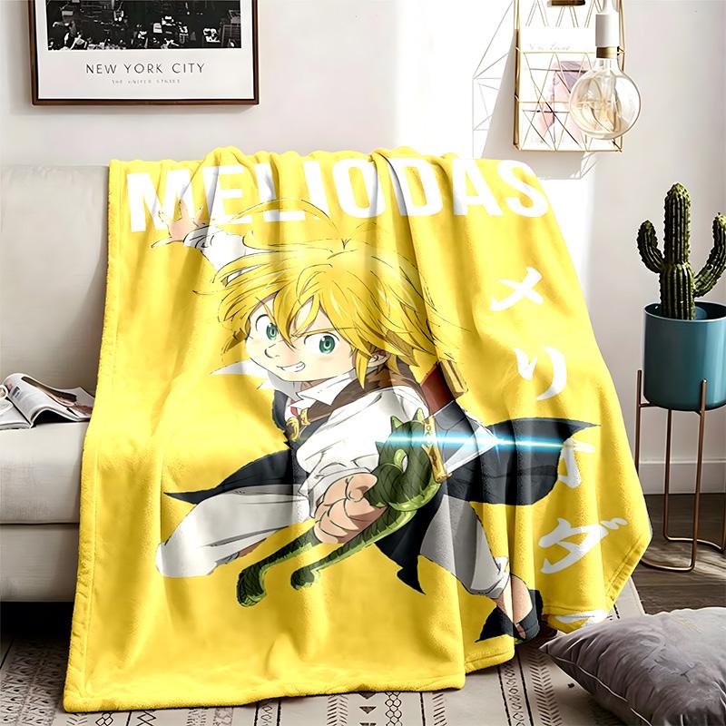 The Seven Deadly Sins Theme Blanket Suitable For The Sofa Camping And Travel Made Of Soft Flannel Material An Ideal Gift For Occasions Such As Birthda