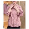 Summer Thin Hooded Sun Protection Jacket for Middle Aged Women Loose Fashionable Short Coat