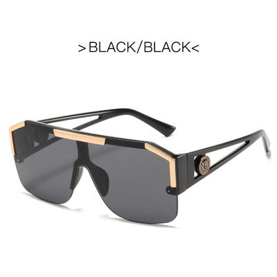 Lunettes de soleil surdimensionnées de luxe, lunettes de soleil d'extérieur pour femmes, nuances carrées dégradées à la mode