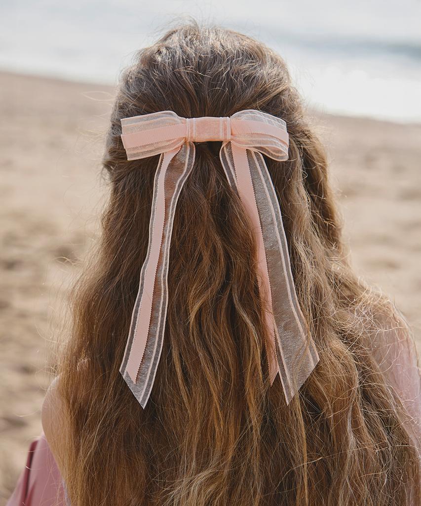Ice Garden A.508 Sheer Bow Hair-Pin