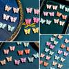 10/20/30pcs 10 color butterfly jewelry, alloy butterfly pendant necklace bracelet earring making accessories DIY jewelry making