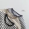 Kids' Striped Casual Korean-Style T-Shirt for Boys and Girls - Trendy and Versatile Baby and Children's Top