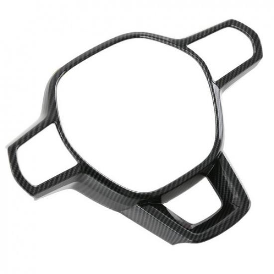 Carbon Fiber Car Steering Wheel Decor Cover Trim For Honda CR-V CRV 2023 2024