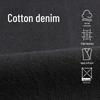 LESS Loose Fit Cotton Banana Denim Cropped Jeans