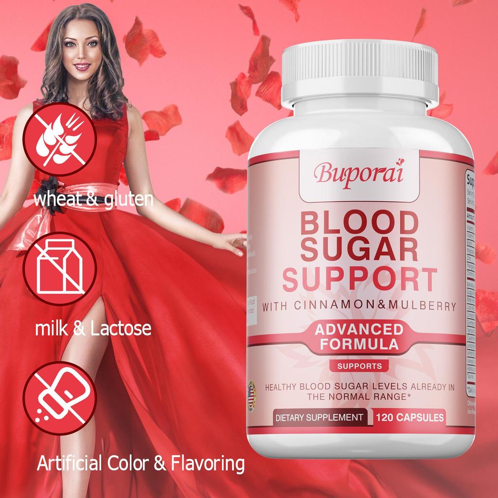 Blood Sugar Support - Cardiovascular Health, Glucose Control & Blood Regulator