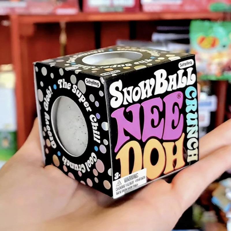 Bai Fen Bai Dolls And Toys New Schyling Needoh Snow Ball Crunch Snowball Pinch Fun Cube Sensory Squeezing Stress Relieving Relieving Blockstoy