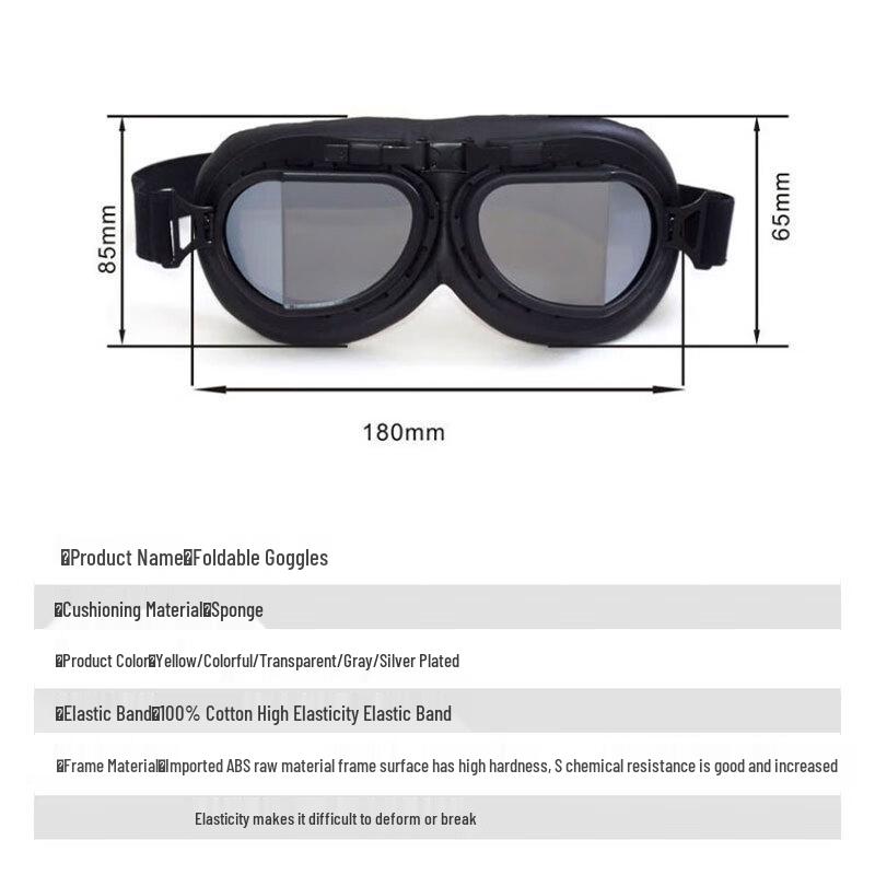 Folding Motorcycle Goggles