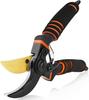 Pruning Shears, Garden Shears,Professional Bypass Pruner Hand Shears Heavy Duty, Garden Clippers,8" Hand Pruners with Foam-Grip Handles,Plant Cutting