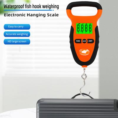 50KG/10g Wodoodporna Waga Haczykowa Wędkarska Przenośna Waga Wisząca Cyfrowa Waga Haczykowa Lb/KG/JIN/N Uchwyt Wagi do Wędkowania Bagażu