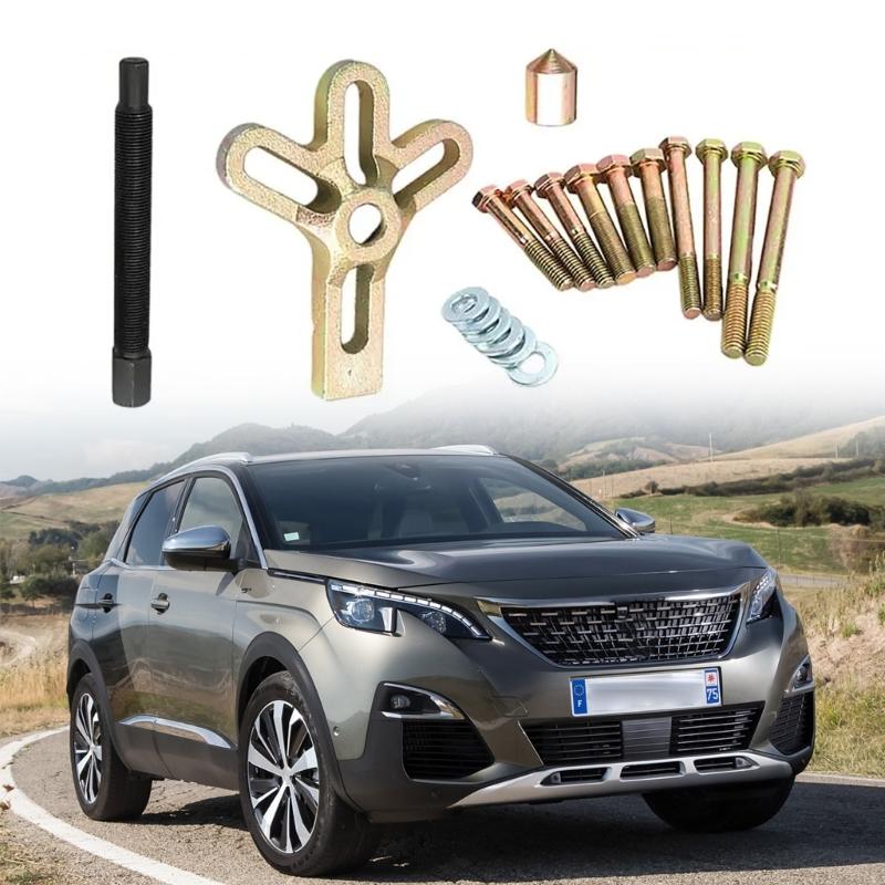 Car Steering Wheel Maintenance Set Vehicle Car Steering Wheel Gear Pulley Flywheel Remover Set for Gear Pulley Removal
